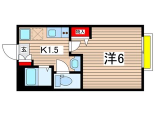 Fullea千葉中央の物件間取画像